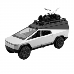 1/32 Tesla Cybertruck Matkaauto Telkimism&auml;nguasi Maastikuauto Sulamist Metallist Valatud Mudelauto Heli ja Valgusega Laste M&auml;nguauto Kogutav S&uuml;nnip&auml;ev h&otilde;be