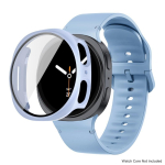 Kaitsekate + Rihm Samsung Galaxy watch 8 44mm 40mm jaoks Sportlik Randmeasendaja Rihm Correa K&auml;ev&otilde;ru + Kate + Klaas Galaxy watch 8 Rihmad Watch 8 40mm (20mm) black