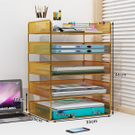 Kontori Lauakorraldaja: Mitmekihiline failiriiul ja tarvikute hoiukast