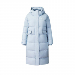 FILA Originaal RGB V&auml;rviline Mood Lihtne Isikup&auml;rane Retro Klassikaline Mitmek&uuml;lgne Vabaaja Igap&auml;evane Mugav Soe Pika Kapuutsiga Puhverjakk F11W549905F-BU L