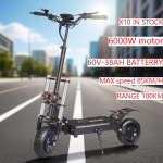 EU In stock X10 Electric Scooter 6000W60V38Ah Max Speed85km/h 100kmRange 11'' Tires Dual Shock Absorbing Folding EScooter for Adults X10-6000W 60V 38AH -*/