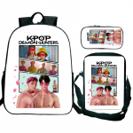 3 tk KPopi deemonik&uuml;tid seljakotid Huntrix t&uuml;drukud lapsed &otilde;pilased koolikotid Zoey Rumi Mira Saja poisid lapsed koolikotid unisex seljakott 3