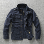 Meeste Jakk Meeste Denim Retro Cargo Jakk V&auml;ljas Taskutega V&auml;litingimustes Vabaaja Mood Matkamise Joped XXL tumesinine v&auml;rv