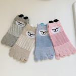 5 paari naiste pastelse v&auml;rvi lambanahast varbaotsaga tennise sokke 5 pairs (excluding out of stock)