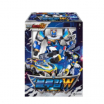 Metallist Cardbot W BLUECOP W Muunduv Patrullauto Robot Korea M&auml;nguasi
