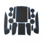 14 tk uksesoonega matt Mitsubishi Pajero Sport 2015 2016 2017 2018 Montero Shoguni kummiv&auml;rava pesa pesa padjandile sinine