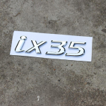 Fit for ix35 Logo TUCSON IX Car Rear Trunk Emblem Best Chrome Finished Tail Badge TGDi 4WD Letter Sticker Car Styling 4WD