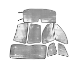 BMW X3 E83 2006-2010 alumiiniumfoolium h&otilde;bedase auto esiklaasiga t&auml;isklaasiga p&auml;ikesekaitse p&auml;ikesevarjuga autole h&otilde;be