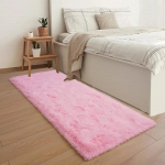 Magamistoa vaibad Pikk pl&uuml;&uuml;s 2x6 jalga Jooksvaip elutuppa &Uuml;lipehme kohev vaip j&otilde;uludeks Kodu kaunistus 60x160cm 24x63inch roosa