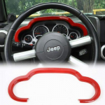 Dashboard trument Panel Frame Trim Decor Cover for Jeep Wrangler JK 2007-2010