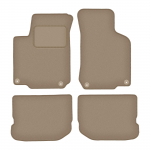 Dywaniki samochodowe welurowe do: VW Jetta IV sedan, kombi (1998-2005) beżowe