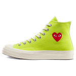 CDG x Converse Chuck 70 High Mugavad Vabaaja Kulumiskindlad K&otilde;rged Espadrillid Unisex Heleroheline 36.5