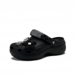 Crocs Classic Platvorm Klomp Tume &Ouml;&ouml; Armastatu Pilv Magus Lahe Moodne Trend Kolledži Niche T&auml;navavahe Kingad Naistele Must 36-37 must