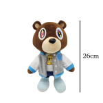 30 cm Kawaii Kanye v&auml;ljalangenud karu m&auml;ngukaru pl&uuml;&uuml;sm&auml;nguasjad Kanye West L&otilde;petamine Pehme t&auml;idisega kodutoa sisustus S&uuml;nnip&auml;evakingitus valge