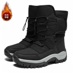 Mood Meeste Talvesaapad Veekindlad Meeste Saapad Soojad Pl&uuml;&uuml;sist Paari Lumesaapad V&auml;litingimustes Libisemiskindlad Matkasaapad Meeste T&ouml;&ouml; Pahkluuni 46 must