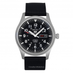 Renoveeritud Seiko 5 Sports SNZG15 SNZG15K1 SNZG15K Automaatne Meeste K&auml;ekell must