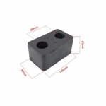 Trailer Bumper Buffer block 140*65*80*80 Bush