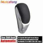 Automatic Gear Shift Knob Shifter Knob Lever Stick FOR Suzuki GRAND VITARA SX4 AUTO Swift suzuki wagon Matt Silver