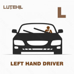 LUTEHIL's Silicone Front & Rear Wiper Set For Mitsubishi Outlander 2 2007 - 2012 2008 coated windshield wiper blade 24 +21 +12 Left hand drive