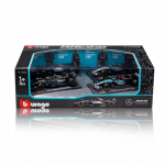 Uus Laos Bburago 1:43 F1 Ferrari Mercedes-Benz Mclaren 4-autoline komplekt Seeria Simulatsioon Sulamist Valatud Autode Mudel Kohandatud M&auml;nguasjad Kingitused