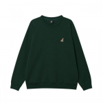 Kangol Box Logo Semi Oversized Sweatshirt Dark Green 1791 XL