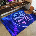 1 tk FC Barcelona vaip libisemisvastane pol&uuml;ester p&otilde;randamatt kontorisse. Magamistuba 100cm by 120cm blue