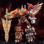 6-in-1 Transformatsioonikaitsja Defensor Bruticus Devastator Superion Kuju M&auml;nguasjad Mudel V&auml;rviline karp Tegevuskujud brown