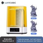 Wash and Cure 3 - ANYCUBIC - 4L - Durcissement UV - Imprimante 3D LCD - Capacit&eacute; am&eacute;lior&eacute;e