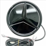 Auto esiv&otilde;re logo valgus peegelpind LED m&auml;rk embleem helendav dekoratiivvalgus Mercedes Benz W205 W218 W207 W176 W212 jaoks Red light