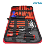 Car tools Car Interior Disassembly kit plastic trim removal tool car clips puller diy Panel Tools for auto trim audio puller set 38pcs red