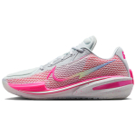 Nike Air Zoom G.T. Cut 1 Slip Resistant Abrasion Resistant Low top Basketball Shoes Unisex White Pink CZ0176-008(2025) 35.5 gray