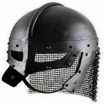 Retro keskaegne viikingivarese kiiver Chainmail Battle Armor kiivri koopia uusaasta kingitus must