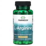 Swanson, l-arginiin, 500 mg, 100 kapslit