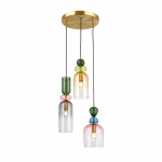 Riputav lamp MANSO PND-37462-3A-MC-GD Italux