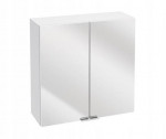 Vannitoakapp peegliga, rippuv, valge, 60 cm, Multi Glass