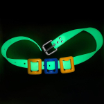 1.3M Glow in Dark Diving Weight Belt, Portable Snorkeling Quick Release Buckle for roheline