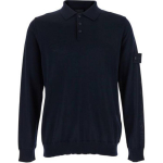 Stone Islandi logoga &uuml;hev&auml;rviline pikkade varrukatega meeste polos&auml;rk, sinine K1S155100071S00FC-V0020 L