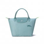 Longchamp Le Pliage Green 23 Br&auml;ndilogo Magnetiline Sulgemine L&otilde;uendist T&otilde;mblukuga Ostukott Taaskasutatud L&otilde;uendist Ja Nahast K&auml;ekott V&auml;ike Naiste T&otilde;mblukuga Kott 1621919P65 Basic Set (Bag)