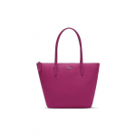 Lacoste Klassikaline tikitud krokodilli logoga lukuga kott Naiste kott Roosa NF2037POM73 Sparrow Pink,Medium
