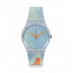 Swatch EIFFEL ROBERT DELAUNAY poolt Gent GZ357 K&auml;ekell TORN, sinine