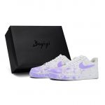 Nike Air Force 1 Skateboard Shoes Men's Low top Purple/White CW2288-111(Team80-S-BOX) 40
