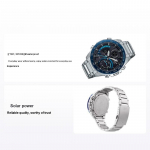 Casio Edifice Steel Heart Vabaaja Bluetooth Veekindel P&auml;ikesetoitega Liikumine Roostevabast Terasest Rihm Meeste Kellad Must ECB-900DB-1B Regular Watch Box,Silver Strap