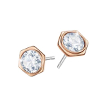 Swarovski kuusnurksed peened atmosf&auml;&auml;rilised kunstkristallist k&otilde;rvar&otilde;ngad Unisex k&otilde;rvar&otilde;ngad roosakuld 5371199 Box (Random Color) white