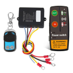 1 komplekt multifunktsionaalne elektriline vints kaugjuhtimispuldi komplekt, 9-24V, 433MHz, Jeepi, ATV, maasturi ja veoauto autode jaoks