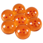 Dragon Ball Z 3,5 cm T&auml;htede Kristallkuul Anime Oranž Kristall Lauakaunistused M&auml;nguasjad Kollektsioon Lastele Kingitus orange