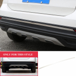 Tagumise kaitseraua katte liist Volkswagen VW T-cross Tcross 2018 2019 2020 2026 2026 2026 Terasest Auto Pagasiruumi Tagaluugi Huuleliist