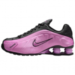 Nike Shox R4 Mugavad Hingavad Tagasil&ouml;&ouml;giga Jooksusaapad Naiste toss Must Lilla AR3565-014 35.5