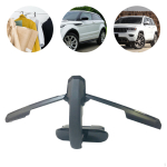 Multi Purpose Car Coat Hanger Accessories Foldable Retractable for Jackets Bags suits Holder Clothes Black gray