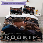 THE ROOKIE Muster Voodipesu tekkikomplekt Tekikate Padjap&uuml;&uuml;r Kodu kaunistus S&uuml;nnip&auml;evakingitus (1 * tekikott + 2 * padjap&uuml;&uuml;ri ilma s&uuml;damikuta)94 135x200cm