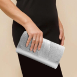 Naiste &Otilde;htune Clutch kott Naiste kristallidega p&auml;ev Clutch Pulmakott Peopidu Must h&otilde;bedane Clutch kott Litritega &otilde;lakott brown